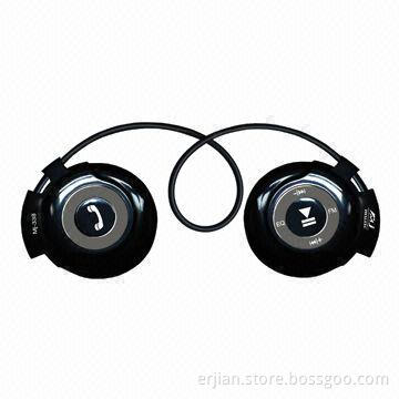 Wired Bluetooth Headset, Wireless Earphone/MP3/FM Radio, Built-in Microphone